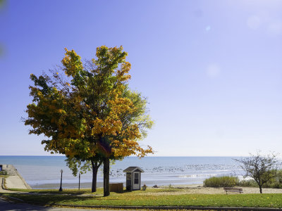 A touch of Fall on Lake Michigan