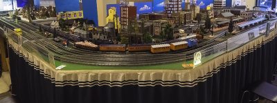 A wide shot of the layout