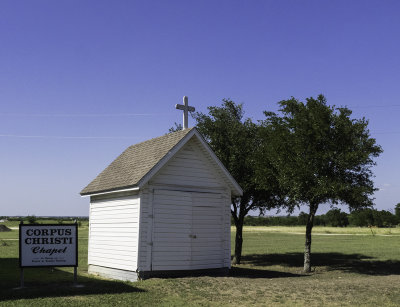 A small chapel on the church grounds