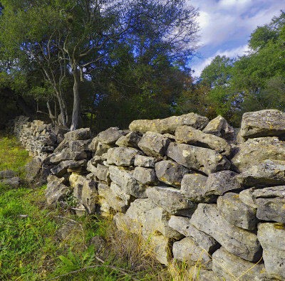 Hand Built stone wall