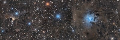 NGC7023 and vdB 141 - Iris Nebula and Ghost Nebula in Cepheus