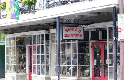 Santas Shop in the French Quarter