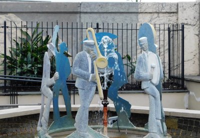 Jazz Fountain in French Market