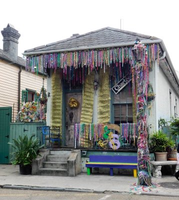 Mardi Gras Bead House on Barracks