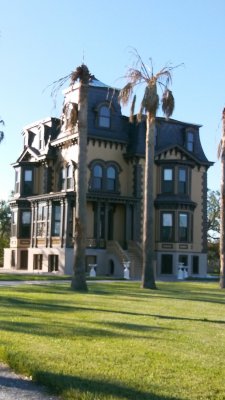 Fulton Mansion after Hurricane Harvey hit it.