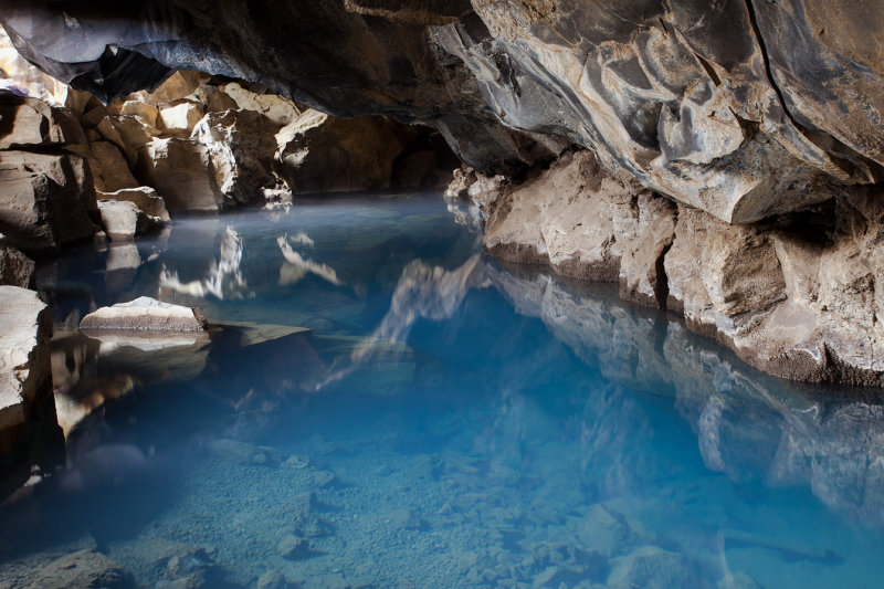 Grjtagj Cave and Thermal Spring