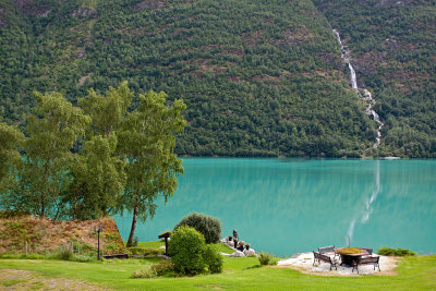 Lake Olden with Birches