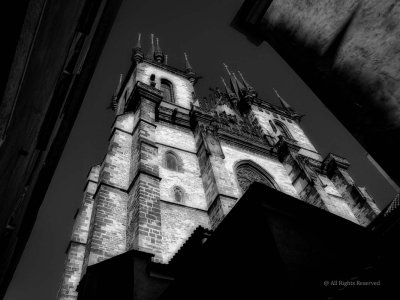 Prague Church Angles