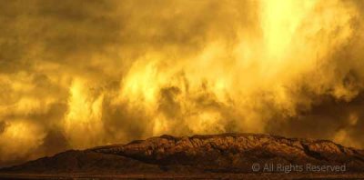 Fiery Skies over Sandia