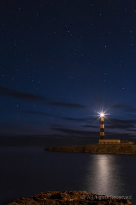 Artrutx Lighthouse at Twilight
