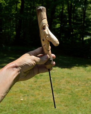 Maple man garden stick