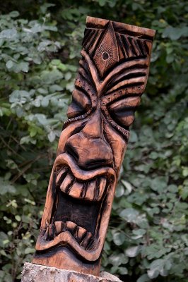 Golden pecan Tiki #1