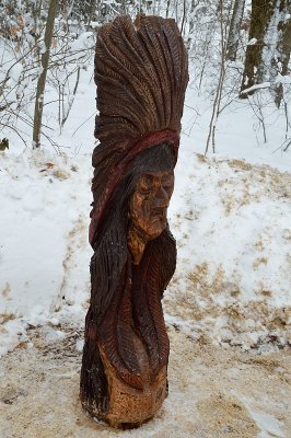 Big cheif stained