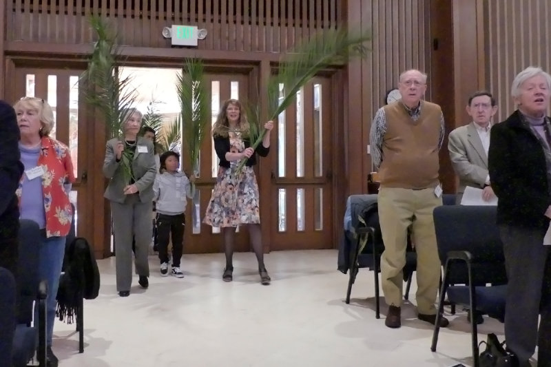 Palm Sunday, April 9, 2017 - Palm Procession #1