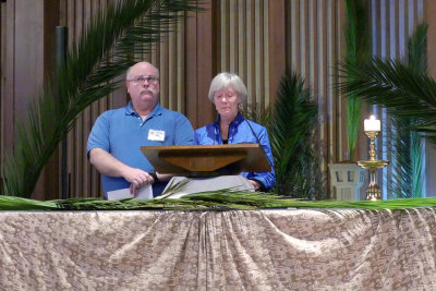 Palm Sunday, April 9, 2017 - Sixth Lesson - Dave B, Barbara T #2