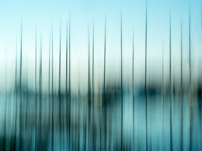 Abstract Sailboat Masts