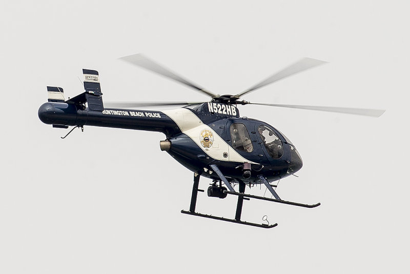 7/25/2017  Huntington Beach Police MD Helicopters MD520N N522HB