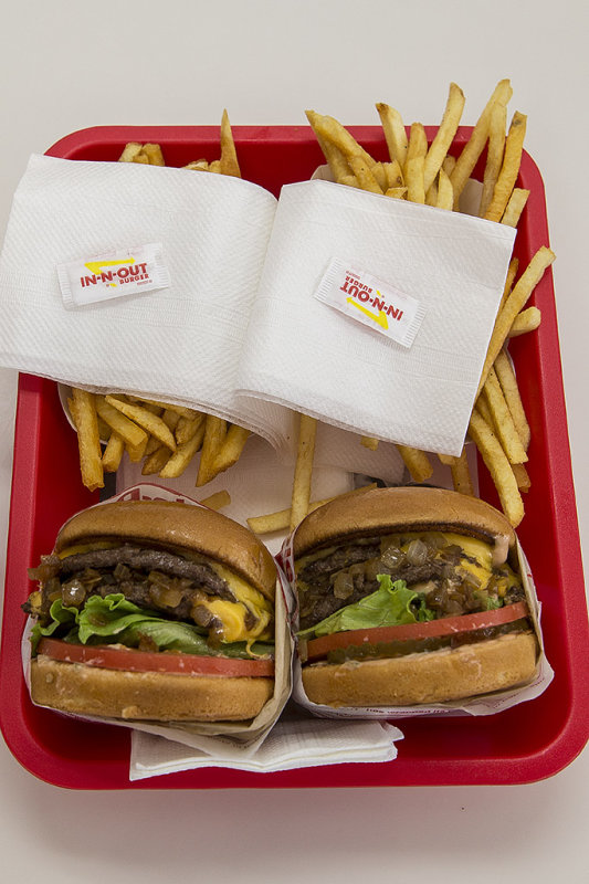 10/12/2017  In-N-Out Burger for lunch