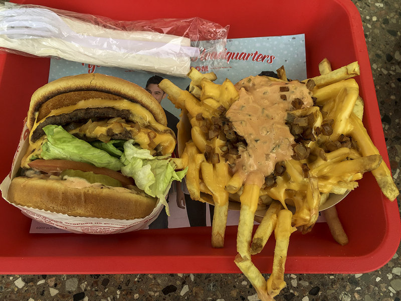 11/10/2017  Double-Double Animal Style and Well Done Fries Animal Style