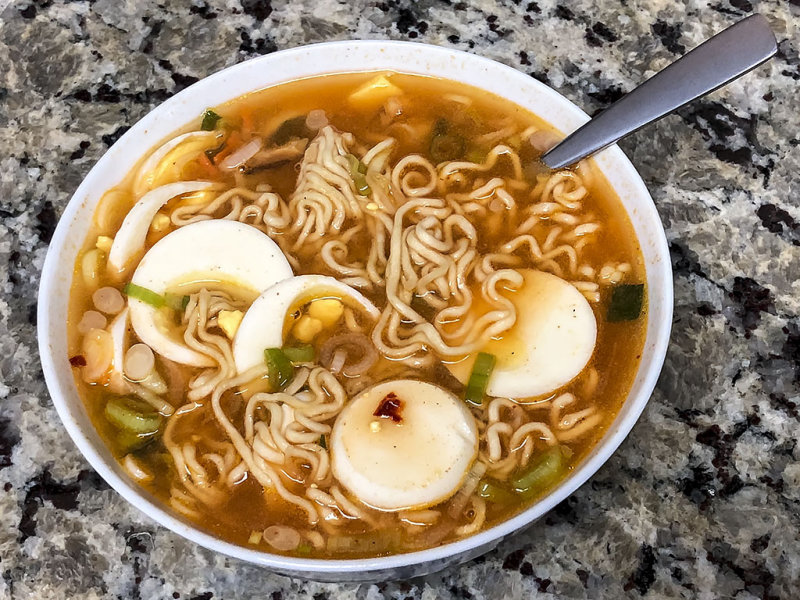 7/29/2018  Shin Ramyun Noodle Soup