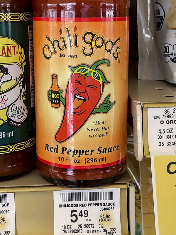 9/12/2018  Chili Gods Red Pepper Sauce
