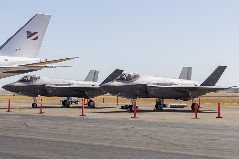 Two Lockheed Martin F-35 Lightning II  (Invisible to The Idiot Trump)