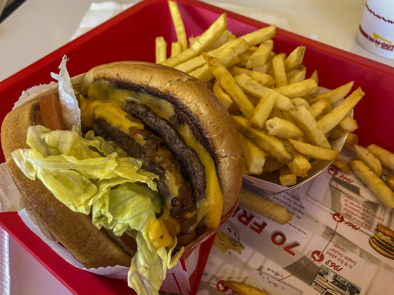 10/17/2018  Double-Double Animal Style and Well done Fries