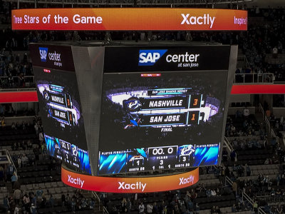 Nashville Predators 3   San Jose Sharks 1