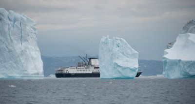 Ocean Endevour and Iceberg
