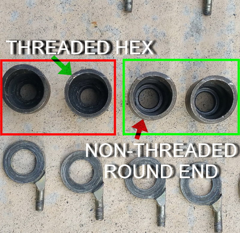 911 RSR / 935 Barrel End-Nuts - Threaded and Non-Threaded (You need both, a set)
