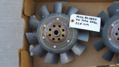 911 Street 245mm Magnesium Fans (to be milled down to 906 225mm O.D. Spec.)  - Photo 2