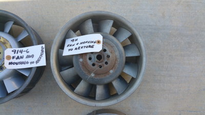 Early 911 (65-67) Aluminum Fan and Housing Matching Set - Photo 1