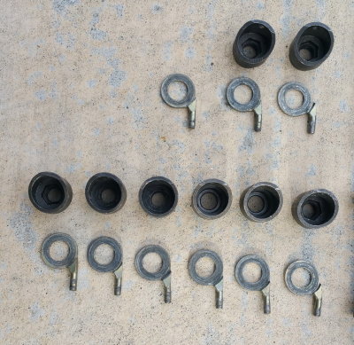 911 RSR Rocker Shaft Barrel End-Nuts (8) + Locking Pin-Washers (9) - Photo 3