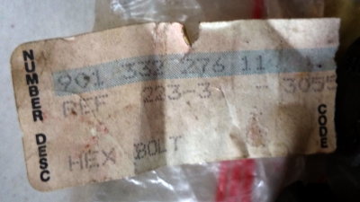 901 ZF LSD Ring Bolts, pn 901.332.276.11 OEM, NOS / Qty 12