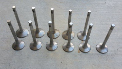 ATE #3056 Intake Valves / Size: 45mm X 111mm and ATE #3057 Exhaust / Size: 39mm X 110mm - Photo 1
