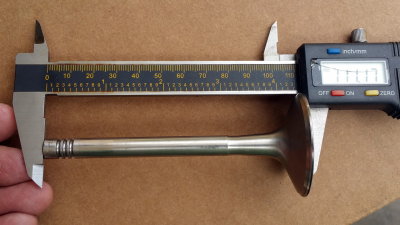 #1 ATE 3056 Intake Valve 45mm X 111mm - Photo 15