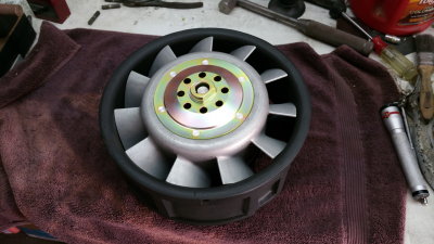 906 / 911 RSR 225mm Small Magnesium Fan Restored (20170513) - Photo 13
