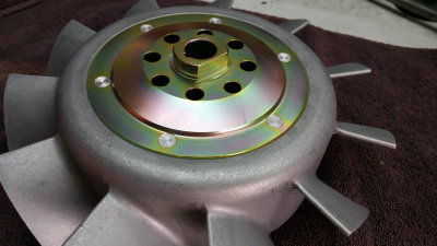 906 / 911 RSR 225mm Small Magnesium Fan Restored (20170513) - Photo 2
