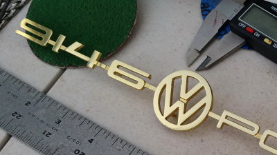 914-6 VW Porsche Emblem + Trunk Lock Hole Cover
