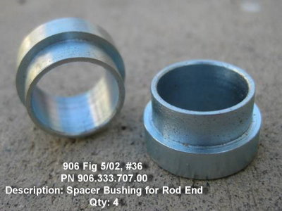 906 pn 906.333.707.00 - Reducer Bushings for Rod Ends - Need Qty 4 - Photo 2