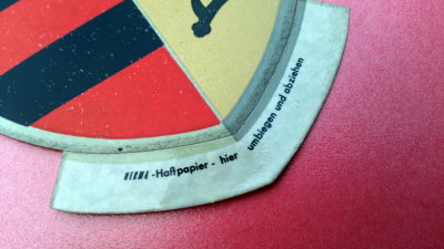 Porsche Crest Decal Large Format OEM NOS - Photo 8