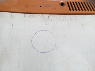 914-6 GT Front Hood Access Hole for BLAU Fuel Cap - Photo 12