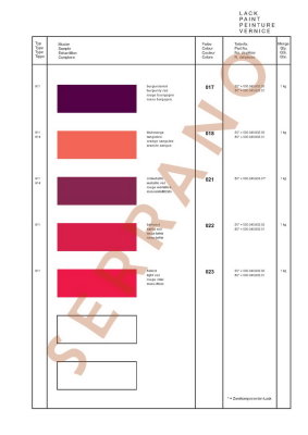 Échantillons de Couleurs et de Garnitures / Type: 911 T E S + 914 914/6, ā partir de mod 70 - Page 20