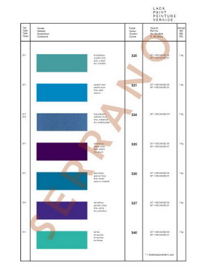 Échantillons de Couleurs et de Garnitures / Type: 911 T E S + 914 914/6, ā partir de mod 70 - Page 23