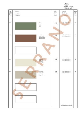 Échantillons de Couleurs et de Garnitures / Type: 911 T E S + 914 914/6, ā partir de mod 70 - Page 24
