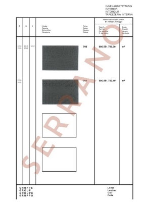 Échantillons de Couleurs et de Garnitures / Type: 911 T E S + 914 914/6, ā partir de mod 70 - Page 42