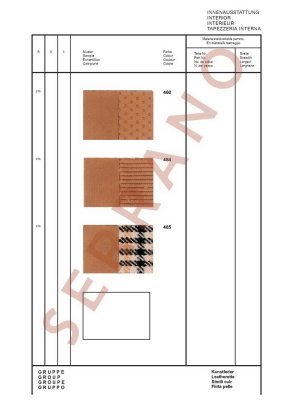 Échantillons de Couleurs et de Garnitures / Type: 911 T E S + 914 914/6, ā partir de mod 70 - Page 89