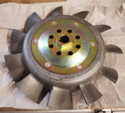  906 Small Magnesium Fan #2 (Period 245mm Milled to 906 Specs.)