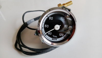 VDO Temp Gauge Celsius 40-120 OEM NOS - Photo 1