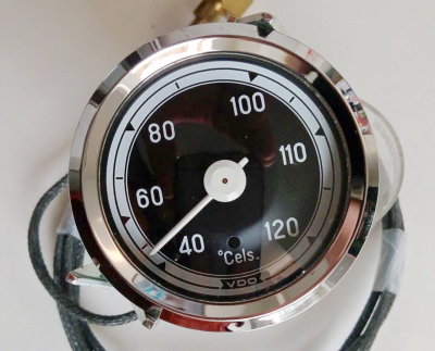 VDO 40-120 Celsius (C) Oil Temperature Gauge (Circular Scale) #3 ARRIVED $175.60